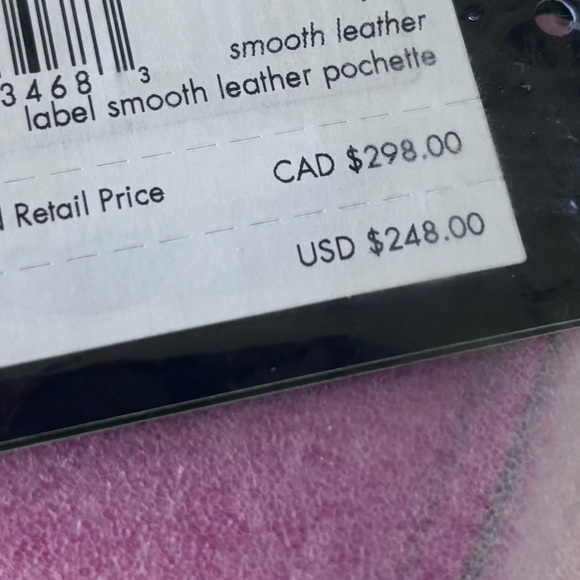 Kate Spade Hot Pink-leather Pochette Silver chain handle & shoulder Strap NWT cc - Picture 12 of 13